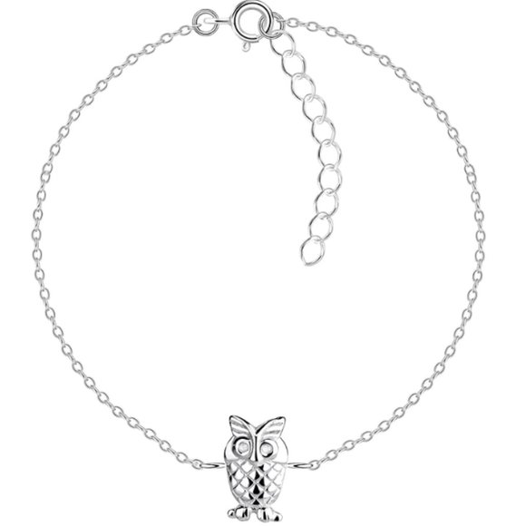 Sterling Silver Owl Bracelet - Picture 1 of 1